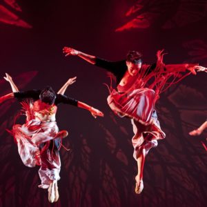 dancers jumping